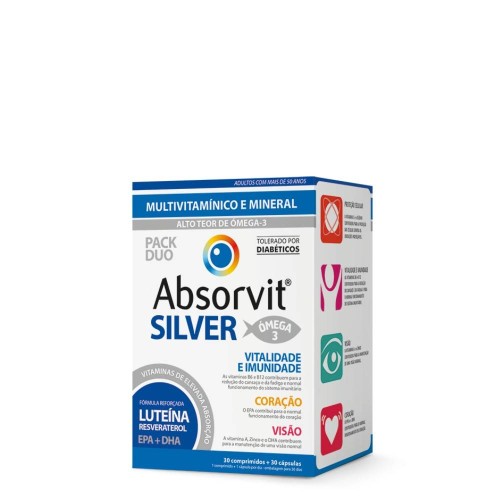 Absorbit Silver 30 Tablets + 30 Capsules
