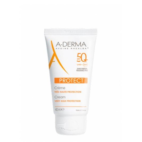 A-Derma Protect Sun Face Cream without perfume SPF50+ fragile skin in the sun 40ml