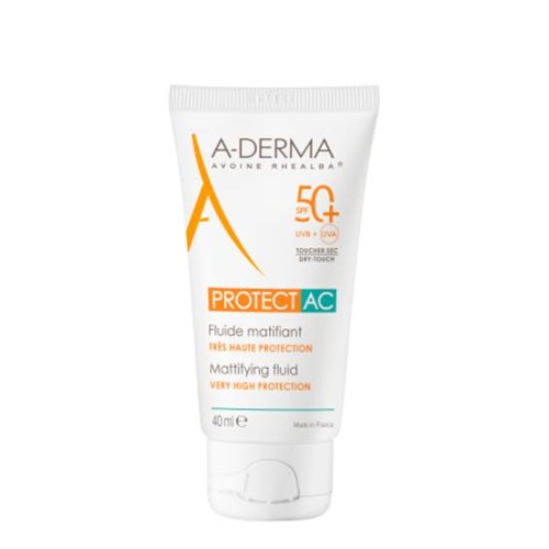 A-Derma Protect AC Solar Mattifying Fluid Fragile skin in the sun SPF50+ 40ml
