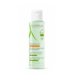 A-Derma Exomega Control Emollient Cleansing Gel 2 in 1 Body and Hair Atopic Skin 200ml