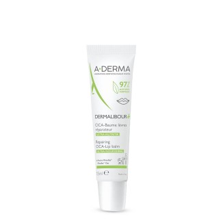A-Derma Dermalibour+ Cica Repairing Lip Balm 15ml
