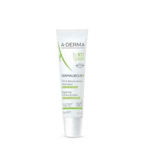 A-Derma Dermalibour+ Cica Repairing Lip Balm 15ml