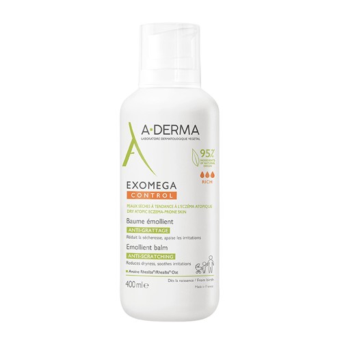 A-Derma Exomega Control Emollient Balm Very Dry Skin 400ml