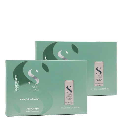 Alfaparf Milano Semi Di Lino Scalp Renew Energizing Lotion Duo 12x10ml