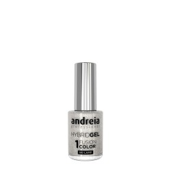 Andreia Hybrid Gel Fusion Colour H85 White Glitter with Silver Reflections