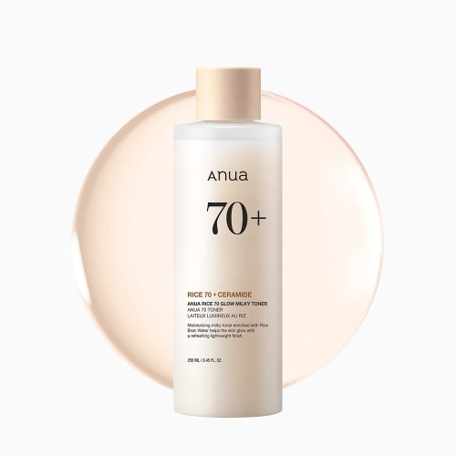 Anua Rice 70% Illuminating Milky Tonic 250ml