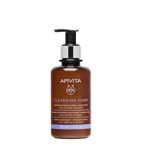 Apivita Creamy Cleansing Foam - Face & Eyes 200ml
