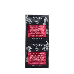Apivita Express Beauty Revitalizing Pomegranate Mask 2x8ml