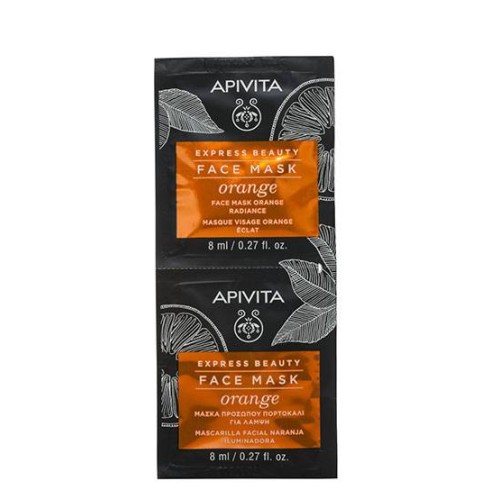 Apivita Express Beauty Orange Illuminating Mask 2x8ml