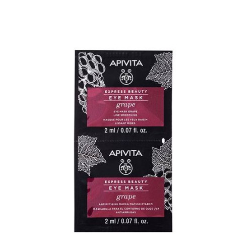 Apivita Express Beauty Anti-Wrinkle Grape Eye Mask 2x2ml