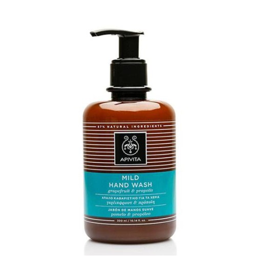 Apivita Mild Hand Wash Grapefruit & Propolis 300ml