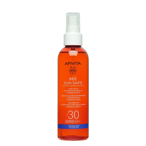 Apivita Bee Sun Safe Tan Sublimator Oil SPF30 200ml