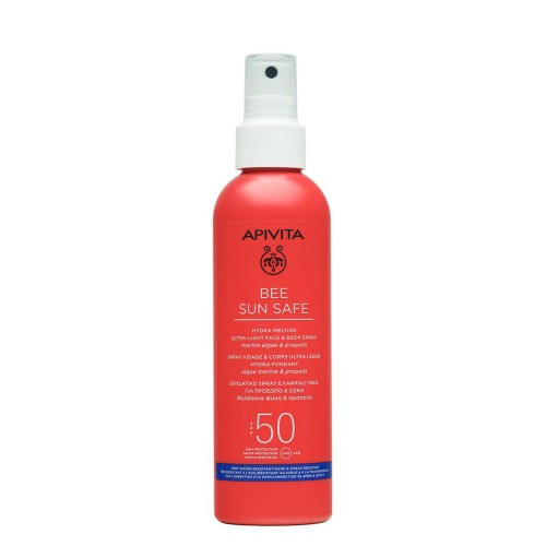 Apivita Bee Sun Safe Spray Face and Body SPF50 200ml