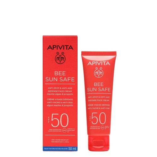 Apivita Bee Sun Safe Anti-Stain and Anti-Aging Cream SPF50 50ml