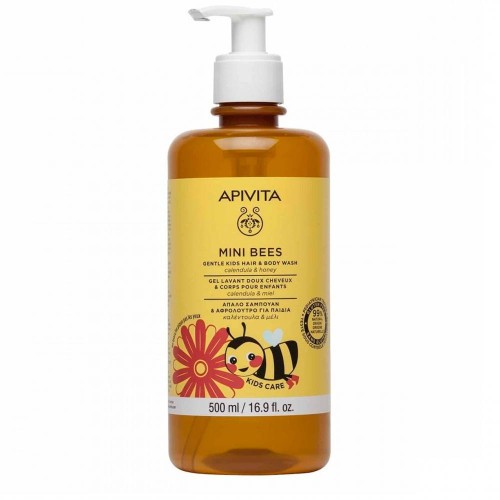 Apivita Mini Bees Gel Hair and Body Child 500ml