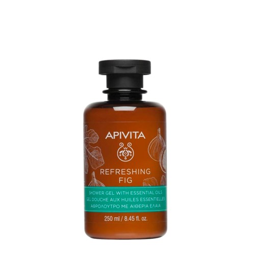 Apivita Refreshing Fig Shower Gel with Essential Oils 250ml