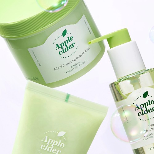 Ariul Apple Cider All Kill Cleansing Pads with Bubbles 60 units
