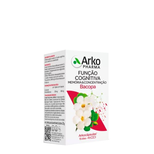 Arkocapsules Cognitive Function Bacopa 45 capsules