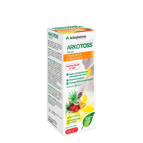 Arkotoss Dry and Productive Cough Syrup 140ml
