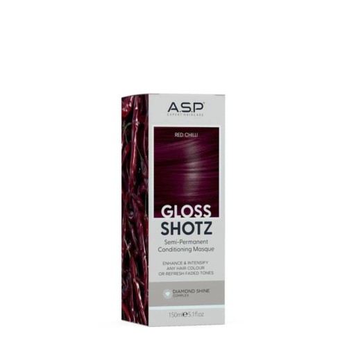 Affinage Gloss Shotz Semi-Permanent Hair Colour Mask Red Chilli 150ml