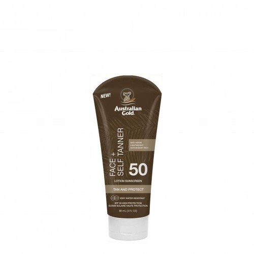 Australian Gold Face+ Self Tanner Lotion Sunscreen SPF50 88ml Australian Gold Face+ Self Tanner Lotion Sunscreen SPF50 88ml