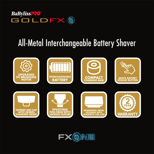 BabyLissPro FXOne Gold Shaving Machine