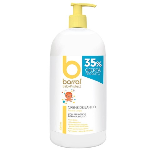 Barral BabyProtect Bath Cream 1000ml Special Offer