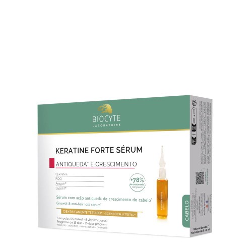 Biocyte Keratine Forte Anti-Fall Serum Ampoules 5x9ml