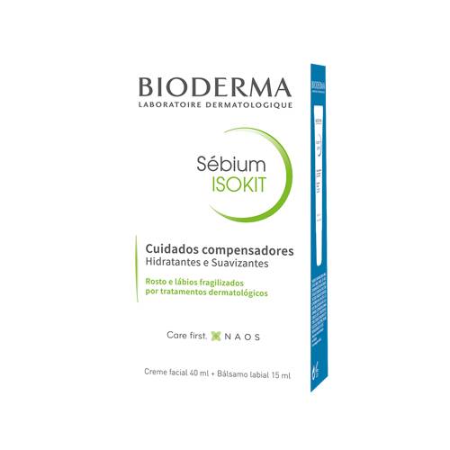 Bioderma Sébium Isokit 40ml + Atoderm Lip Balm 15ml