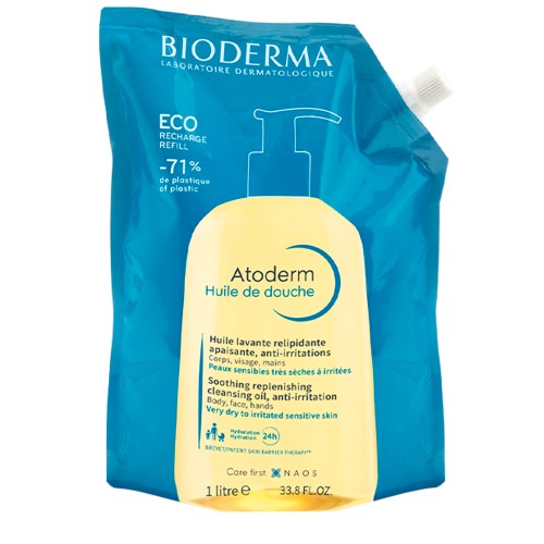 Bioderma Atoderm Shower Oil Refill 1L