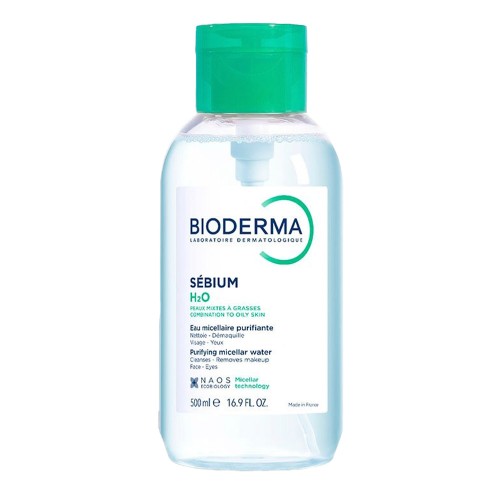 Bioderma Sébium H2O Micellar Solution Pump Reverse 500ml