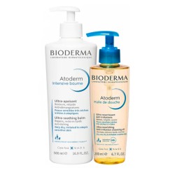 Bioderma Atoderm Intensive Baume 500ml + Shower Oil 200ml Special Price