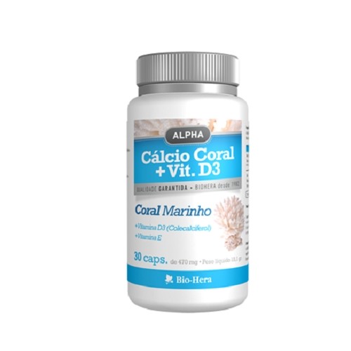 Alpha Coral Calcium + Vit. D3 30 Capsules