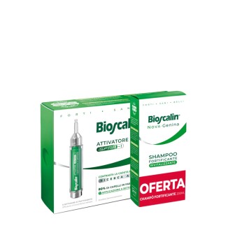 Bioscalin Nova Genina Hair Activator Ampoule 10ml + OFFER Shampoo 200ml