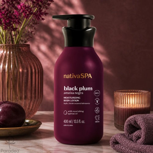 O Boticário Nativa SPA Black Plum Moisturizing Lotion 400ml