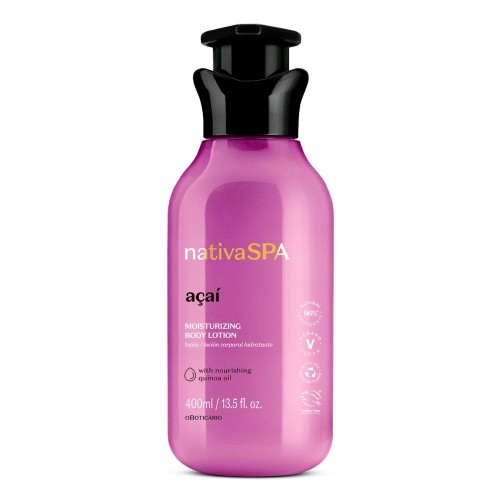 O Boticário Nativa SPA Açai Body Moisturizing Lotion 400ml