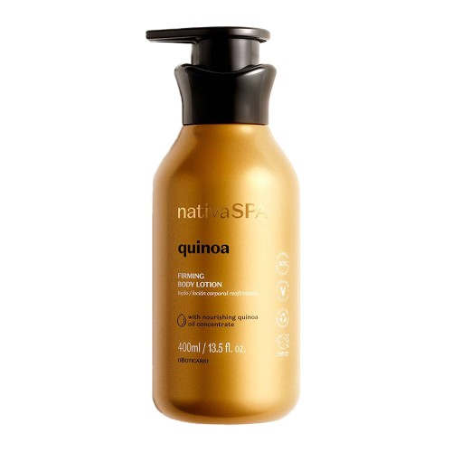 O Boticário Nativa SPA Quinoa Body Moisturizing Lotion 400ml