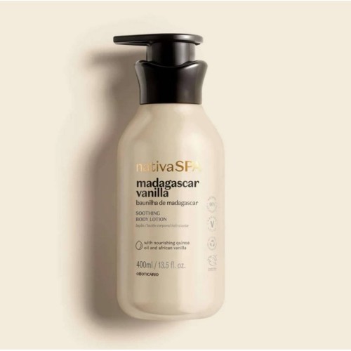 O Boticário Nativa SPA Madagascar Vanilla Moisturizing Lotion 400ml