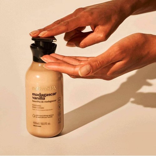 O Boticário Nativa SPA Madagascar Vanilla Moisturizing Lotion 400ml