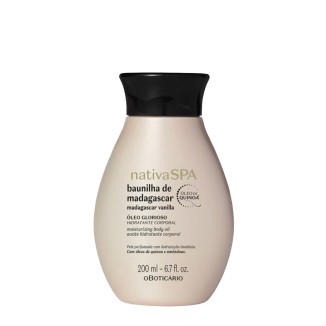 O Boticário Nativa SPA Madagascar Vanilla Moisturizing Oil 200ml