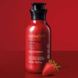 O Boticário Nativa SPA Ruby Strawberry Moisturizing Lotion 400ml