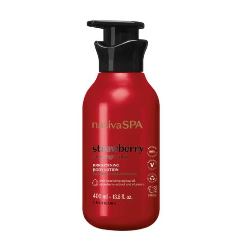 O Boticário Nativa SPA Ruby Strawberry Moisturizing Lotion 400ml
