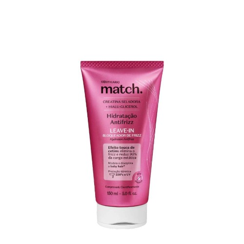 O Boticário Match Leave-In Anti-Frizz Hydration 150ml