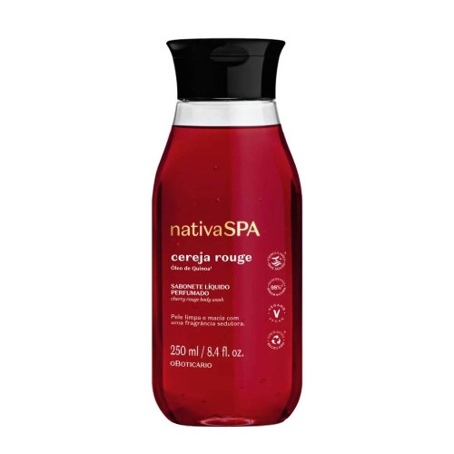 O Boticário Nativa Spa Cherry Rouge Liquid Soap 250ml