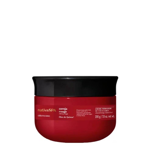 O Boticário Nativa Spa Cherry Rouge Firming Cream 5 in 1 200g