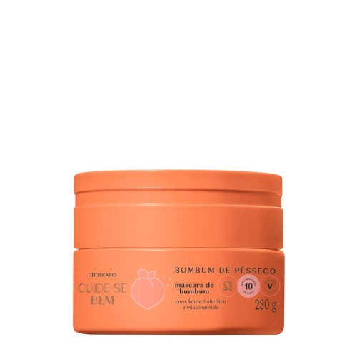O Boticário Cuide-se Bem Peach Bum Bum Mask 230g