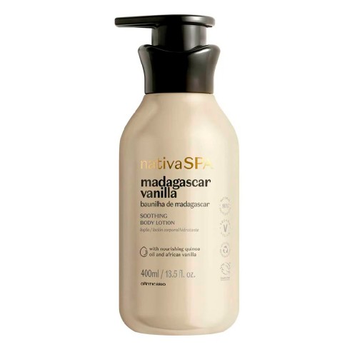O Boticário Nativa SPA Madagascar Vanilla Moisturizing Lotion 400ml