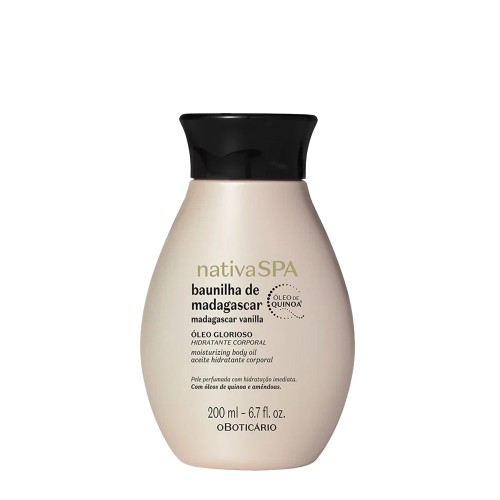 O Boticário Nativa SPA Glorious Moisturising Oil Madagascar Vanilla 200ml