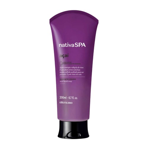 O Boticário Nativa SPA Açai Liquid Soap 200ml