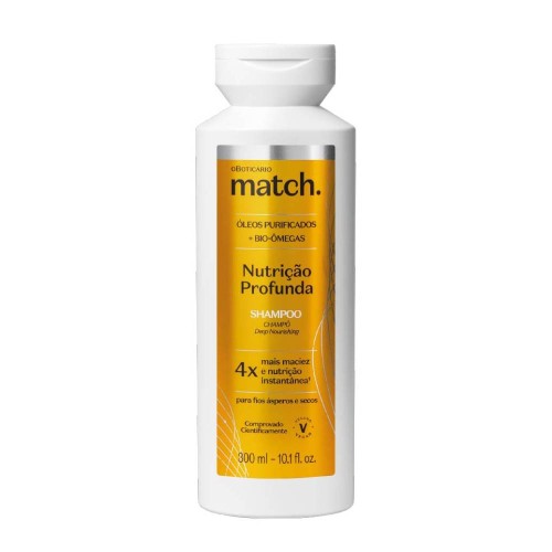 O Boticário Match Shampoo Deep Nutrition 300ml